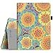 Fintie Folio Case for iPad 6th / 5th Generation (2018 2017 Model, 9.7 Inch), iPad Air 2 (9.7 Inch), iPad Air 1 (9.7 Inch) - [Corner Protection] Premium Vegan Leather Stand Cover, Summer Dahlia