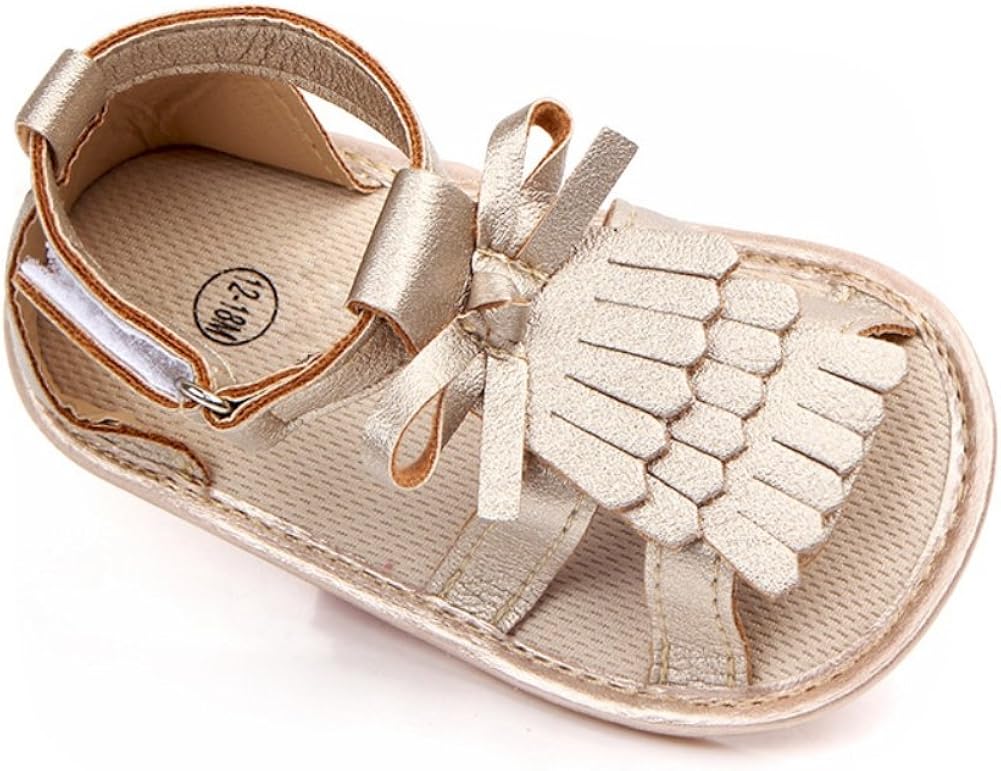 Scarpine primi passi Antiscivolo Scarpe Primi Passi 0-18 Mesi KISSION  Bambina-Sandali per Neonato con Fiore urban-earth.co.uk