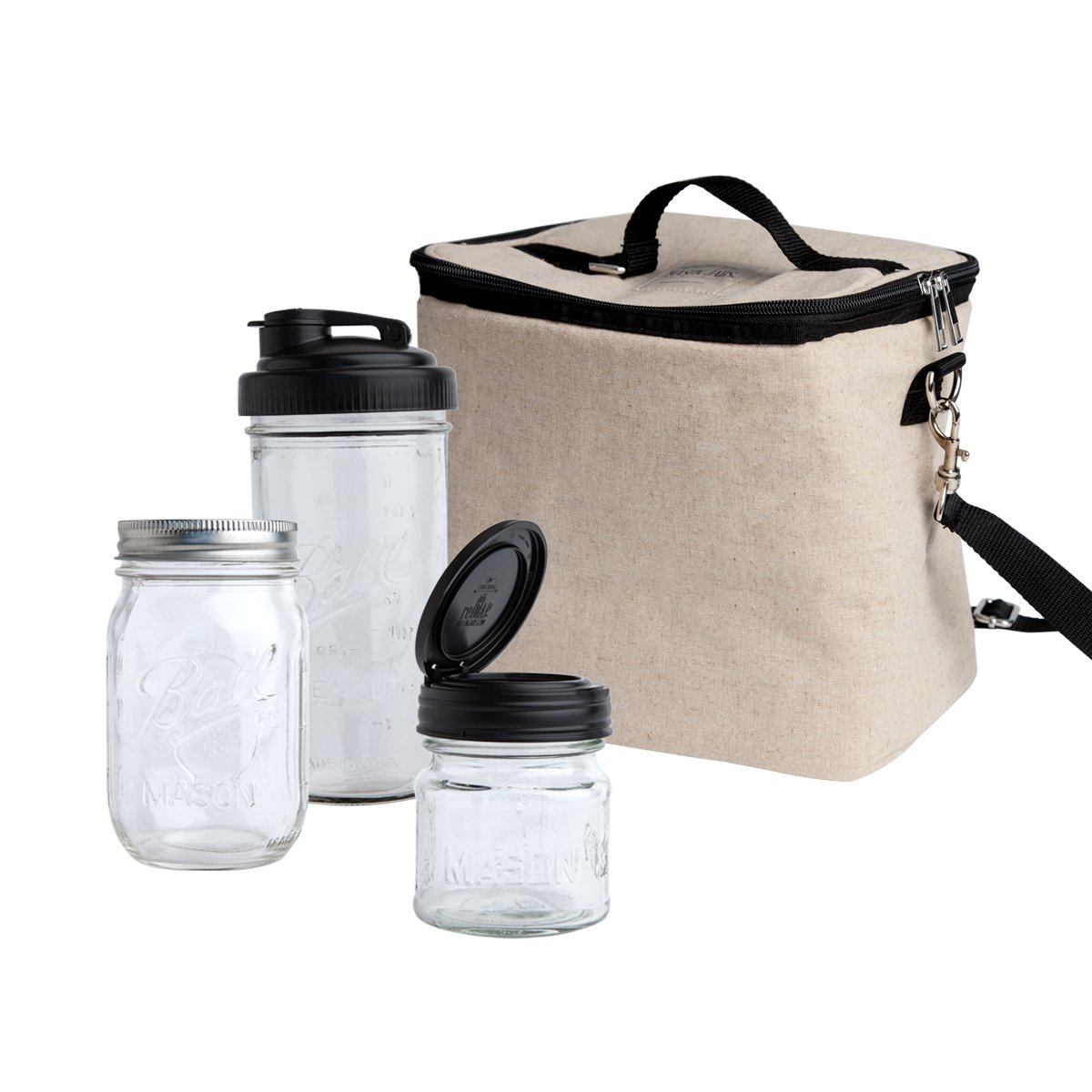 mason jar lunch bag