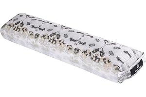 Hugger Mugger Pranayama Yoga Bolster - Very Firm, use Under Length of Spine for Deeper Breathing or Under Ankles, Handmade in The USA