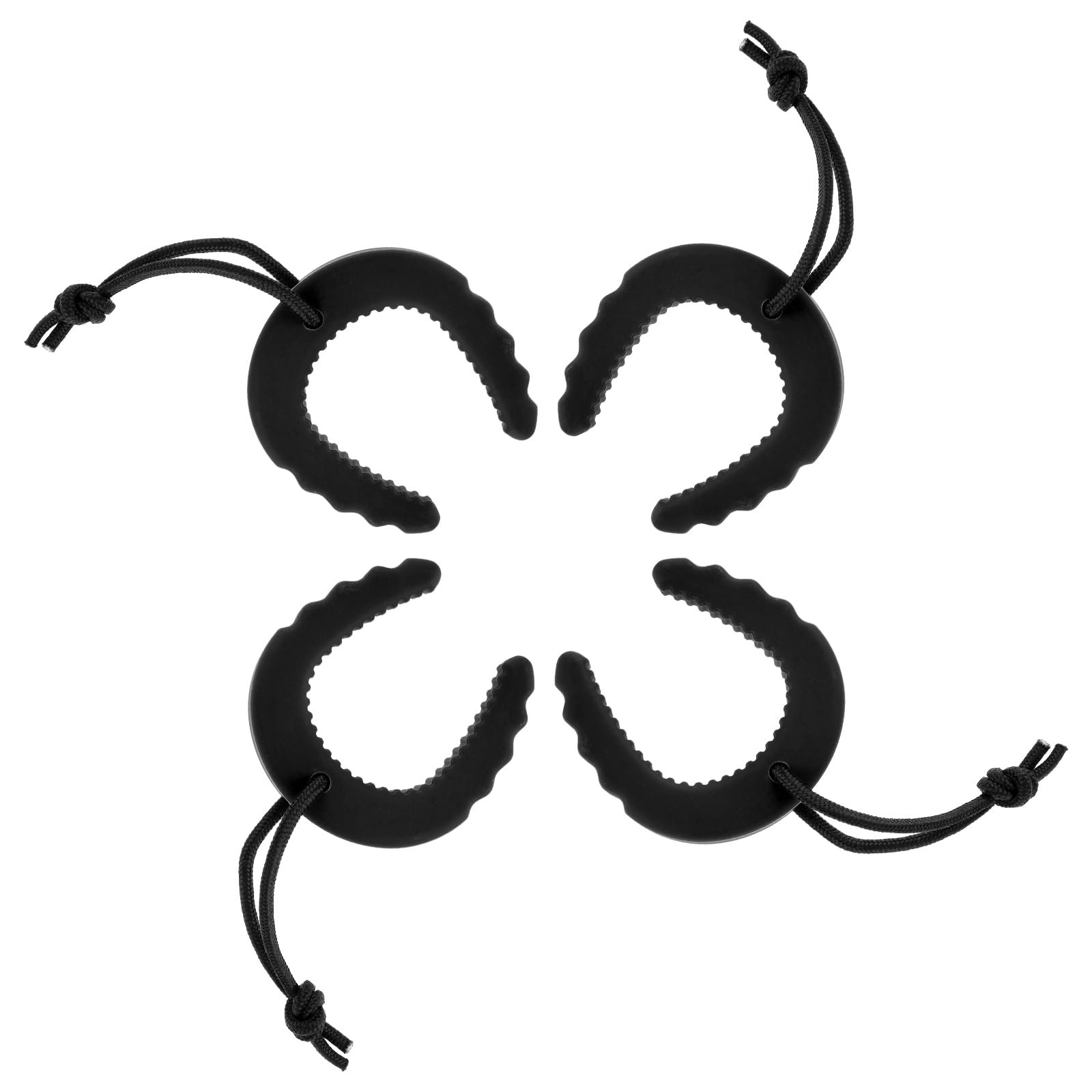 HJZHII 4 PCS First Responder Door Stop, Door Jam for Law Enforcement Door Pinch Guard from Closing Edge Door Finger Guards Security Emergency Police Door Stoppers Emergency Medical Services(Black)