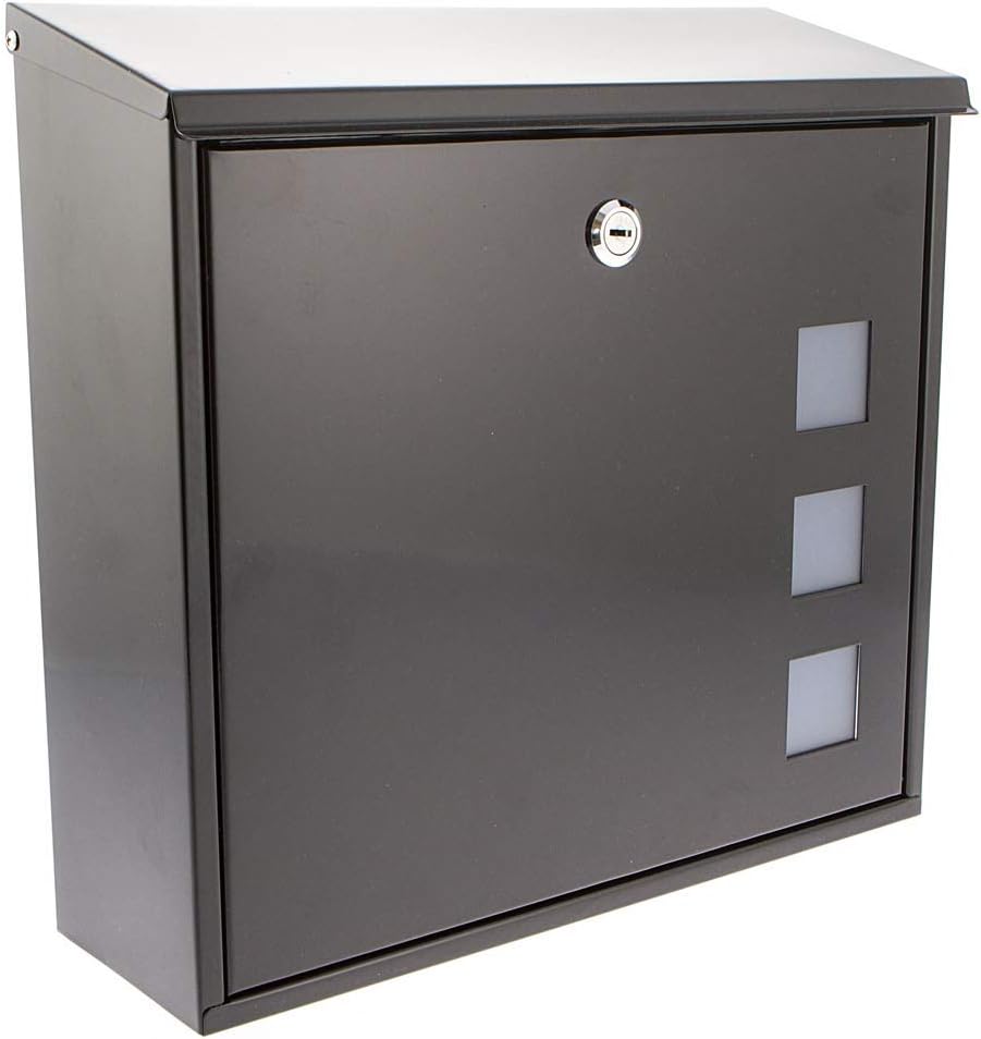 Burg Wächter Aire Wall Mounted Galvanised Steel Lockable Weatherproof ...
