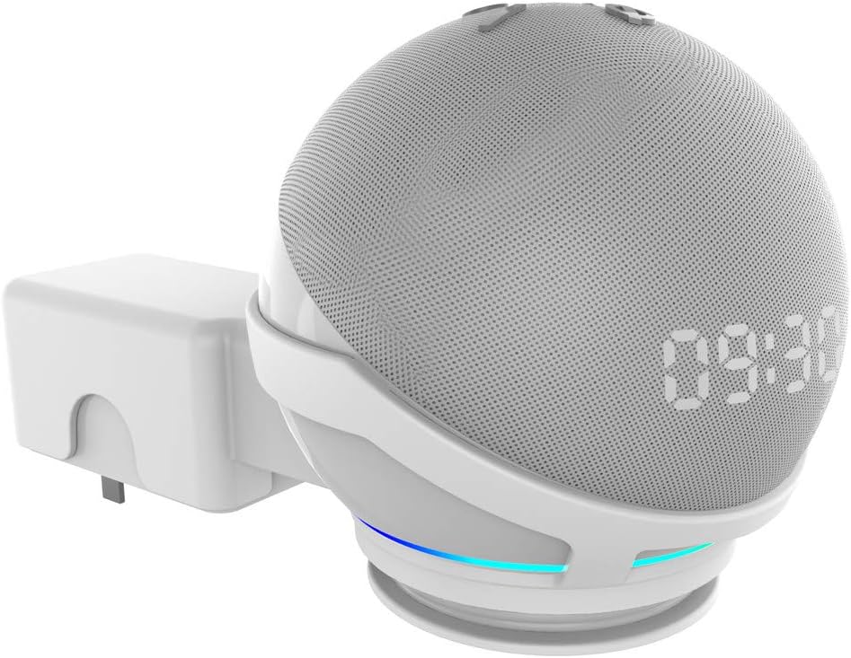 Echo Dot 4 Generation Outlet Wall Mount, Amazon Echo Dot 4th Generation