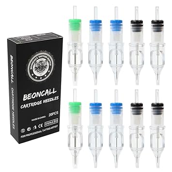 Amazon Com Tattoo Cartridge Needles Tazay 100pcs Disposable Cartridge Needles Mixed Assorted Size 13rl 15rl 17rl 19rl 15rs 17rs 19rs 15m1 17m1 19m1 For Cartridge Tattoo Machines Gun Supply Beauty