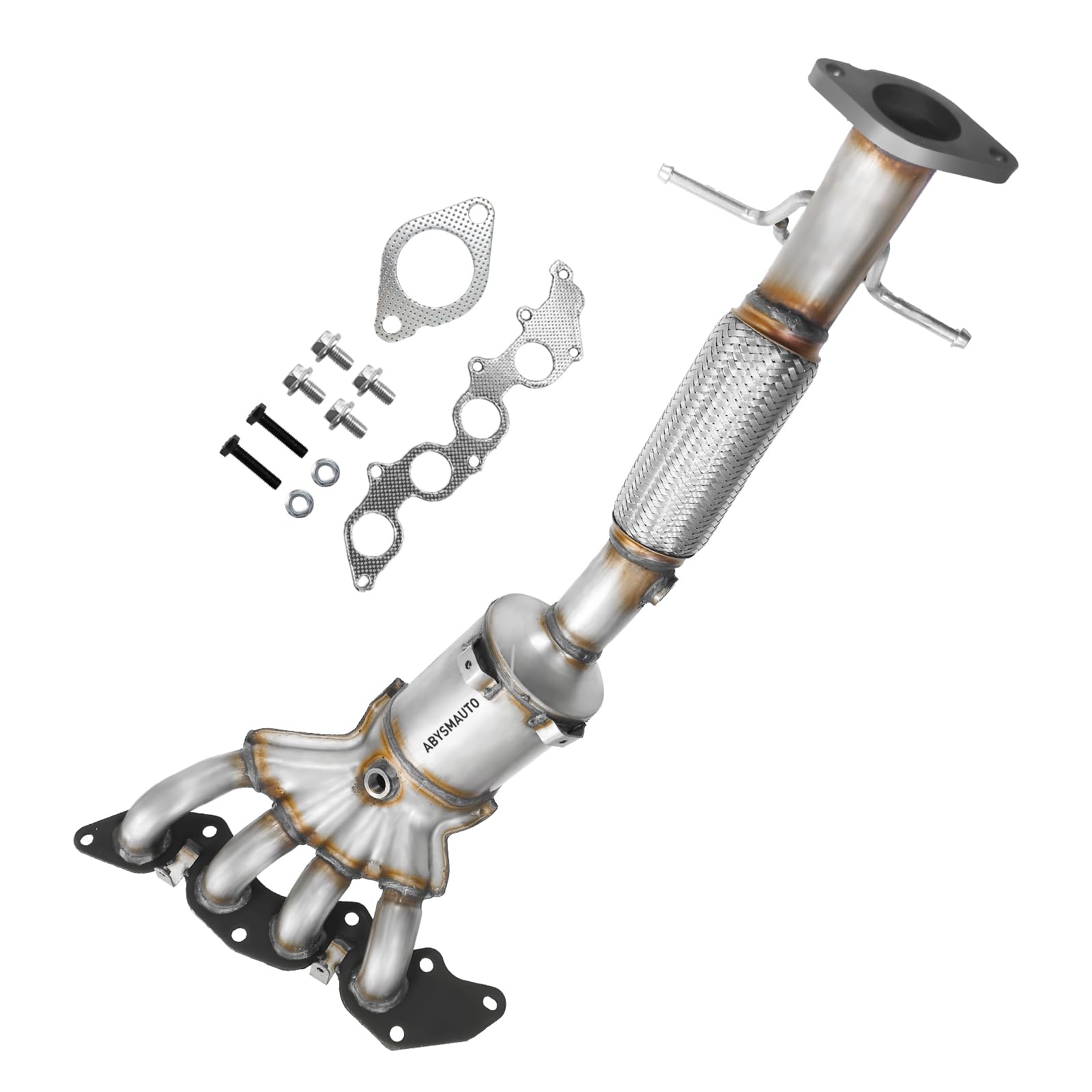 Photo 1 of ABYSMAUTO Front Catalytic Converter Compatible with Ford Focus 2012 2013 2014 2015 2016 2017 2018 2.0L l4 Catalytic Convertor Direct-fit 641514 (EPA Compliant)