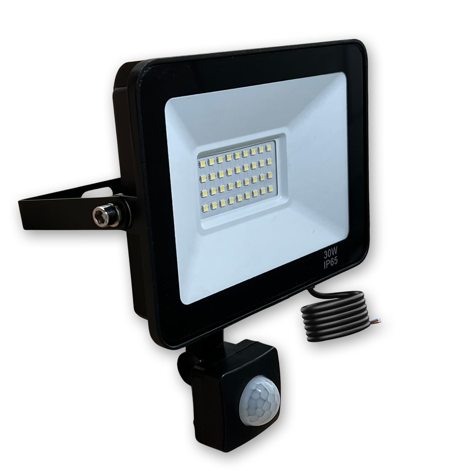 POWERSTAR ELECTRICALS Motion Sensor Outdoor Security Light 30W 50W 100W 2700 4500 9000 Lumin LED Floodlights with PIR Sensor IP65 Waterproof Garden, Backyard, Garage, Doorways (30)