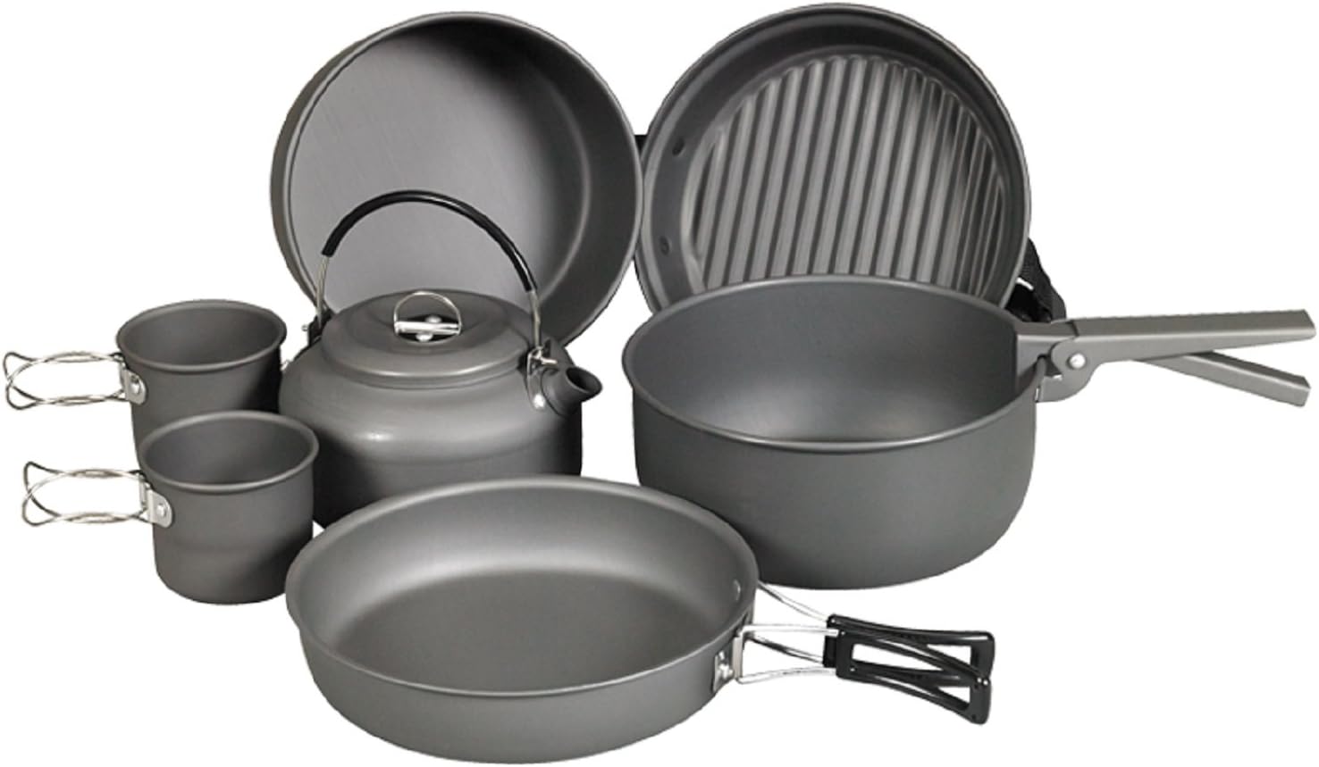 NDUR Cookware Mess Kit with Kettle