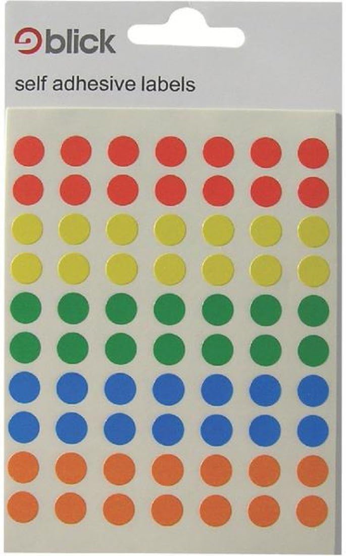 Blick RS00365 8mm Label Bag - Assorted