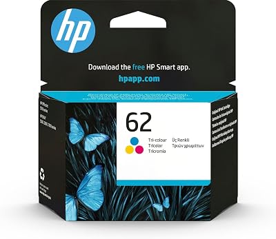 HP 62 Tri-Color Ink Cartridge C2P06AE Officejet 5745 CMY 3ml
