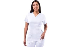 ADAR UNIFORMS Adar Pro Scrubs for Women - Elevated V-Neck Scrub Top