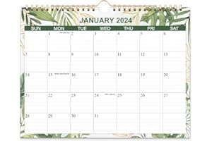 GETVOW 2024 Calendar- Wall Calendar 2024 Runs from January 2024 to December 2024, 12 Months Calendar with Thick Paper for Planning and Organizing for Home or Office, 8.5 x 11 Inches, Floral