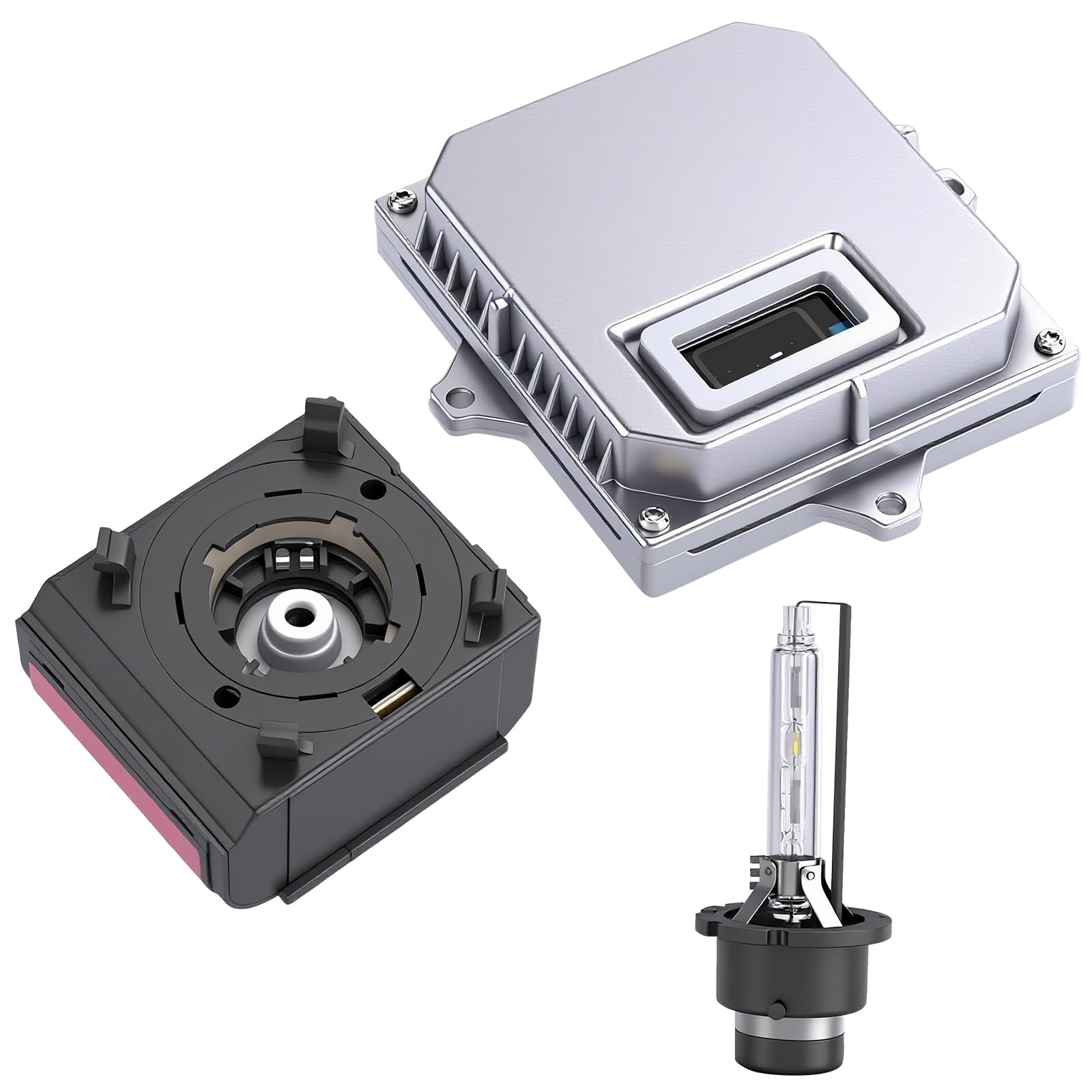 Photo 1 of Alikali Xenon Ballast Unit Kit w/HID Igniter & D2S Bulb Compatible for VW Jetta 2005-2009, Golf GTI R32 Rabbit 2006-2009 HID Headlight Control Module Replaces 1T0907391 4D0907476B