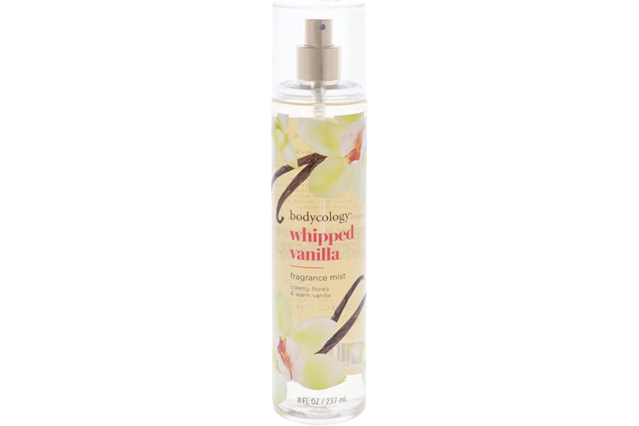 Bodycology Long-Lasting Fragrance Body Mist, Whipped Vanilla, 8 fl oz
