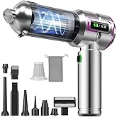 Car Vacuum Cleaner Cordless Powerful, 24000PA Handheld Vacuum Portable, Mini Vacuum with 3 Modes, LED Display, One-Click Empt