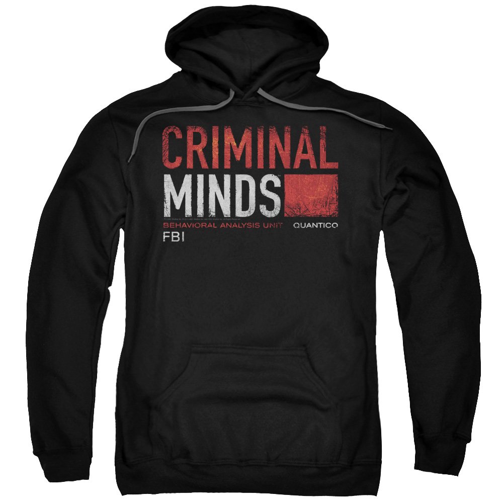 Criminal Minds Title Card Unisex Adult Pull Over Hoodie Men