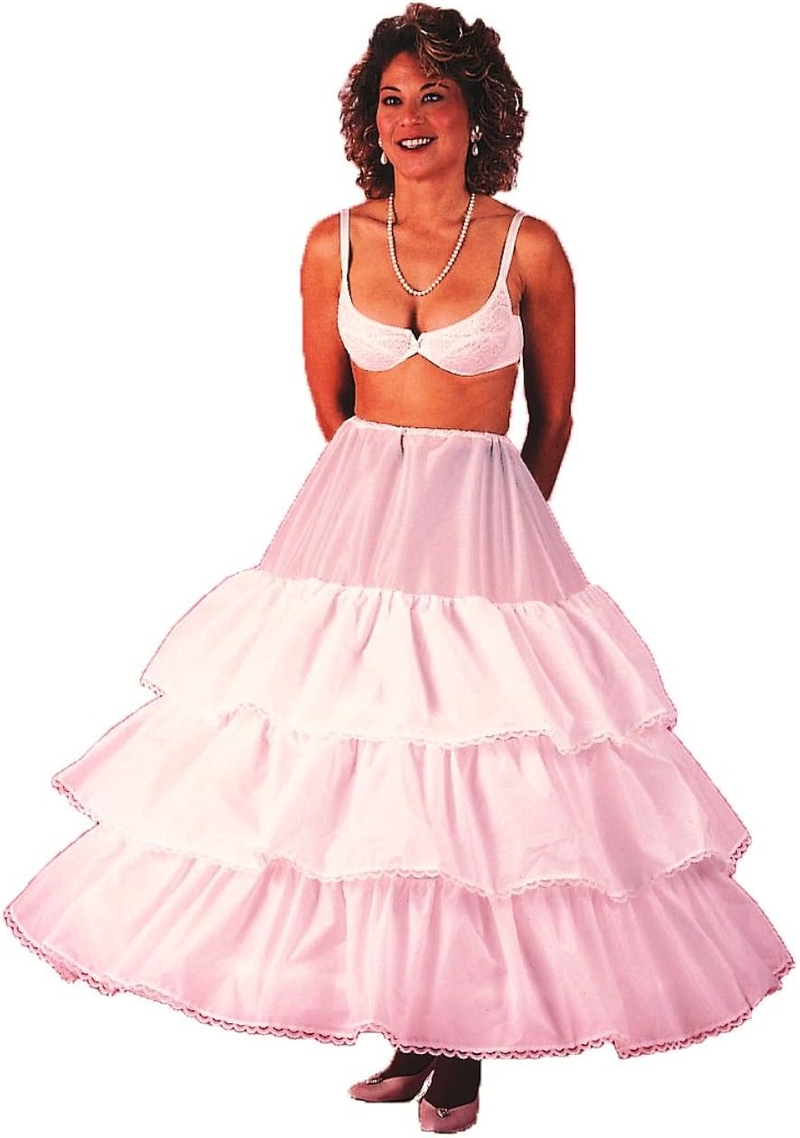 Medium Full Plus Size Drawstring Bridal Petticoat Wedding Gown Slip X