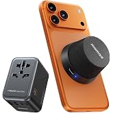 Travel Adapter + Magnetic Bluetooth Speaker Bundle