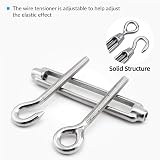 YEYIT 26 Pcs 20M Stainless Steel Wire Rope Kit PVC Coated Cable for Garage Door view 3