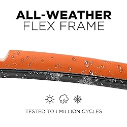 ClixWipers 28" + 28" (Set of 2) Orange All Weather