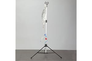 DIKAYI MedValue Portable IV Pole, 2-Hook, Quantity : 1