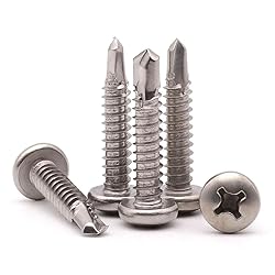 #6 x 1/2" (100 pcs) Pan Head Self Drilling