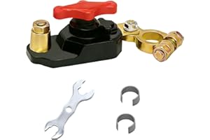 Car Battery Power Cut-Off Disconnect Switch Breaker, Stable Transmission Adjustable Pure Copper High Conductivity 12v Disconn