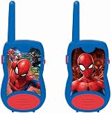 LEXIBOOK Spider-Man Walkie-Talkies 200m 2 Channels Belt Clip Blue TW12SP