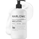 MARLOWE. No. 002 Mens Body Lotion 15 oz Pump, Original, Revitalizing Dry Skin Lotion with Aloe Vera & Amino Acids, Hydrates & Nourishes, Lightly Scented