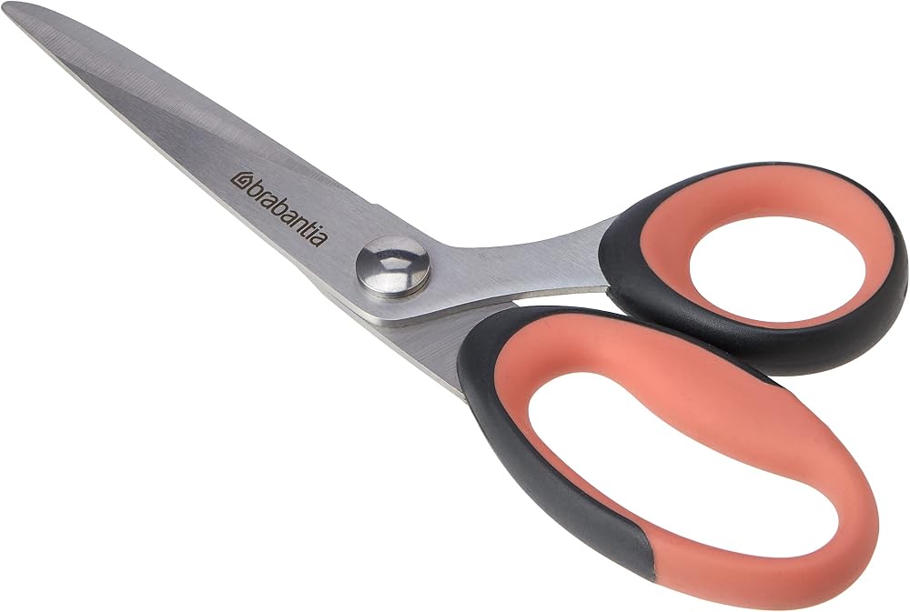 Brabantia Tasty+ Kitchen Scissors Terracotta Pink Ergonomic Handle