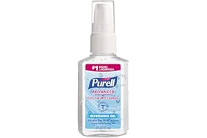 PURELL Advanced Hand Sanitizer Refreshing Gel, Clean Scent, 2 fl oz Travel Size Pump Bottle (Pack of 1)