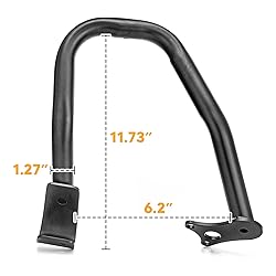 WeiSen Gloss Black Engine Guard Protector Highway
