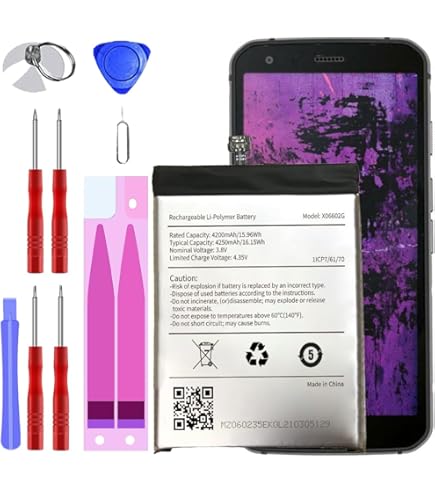 SwarKing Batterie De Rechange Compatible Avec CAT S62 Pro APP00317 Avec Outils