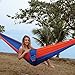 Premium Double Camping Hammock - Extra Strong Tree Straps & Carabiners Included - Heavy Duty 210T Parachute Nylon - Perfect For Outdoor Camping, Backpacking & Hiking - Lightweight & Portable