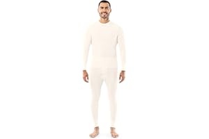 Indera mens Traditional Waffle Thermal Underwear Long Johns Crew Top and Pant Set