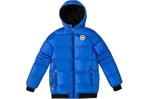 JOYSON Boys Lightweight Puffer Jacket Warm Casual Winter Coat for Kids Windproof Outerwear Jackets with Hood
