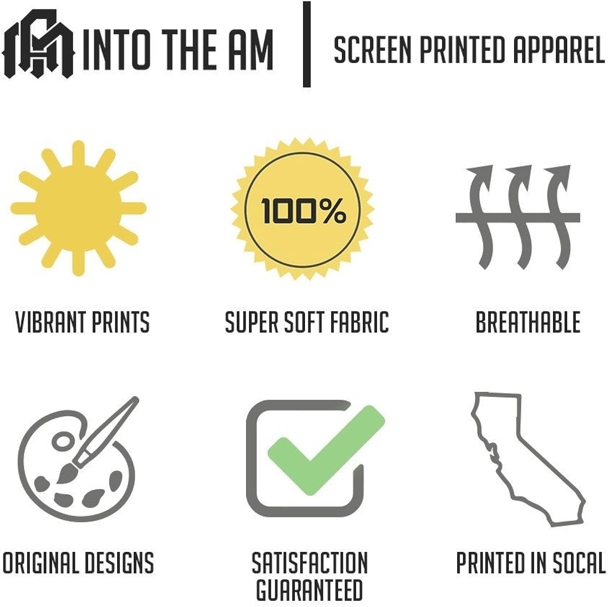 INTO THE AM Graphic Tank Tops for Men - Men's Sleeveless Shirts Beach Summer: Clothing
