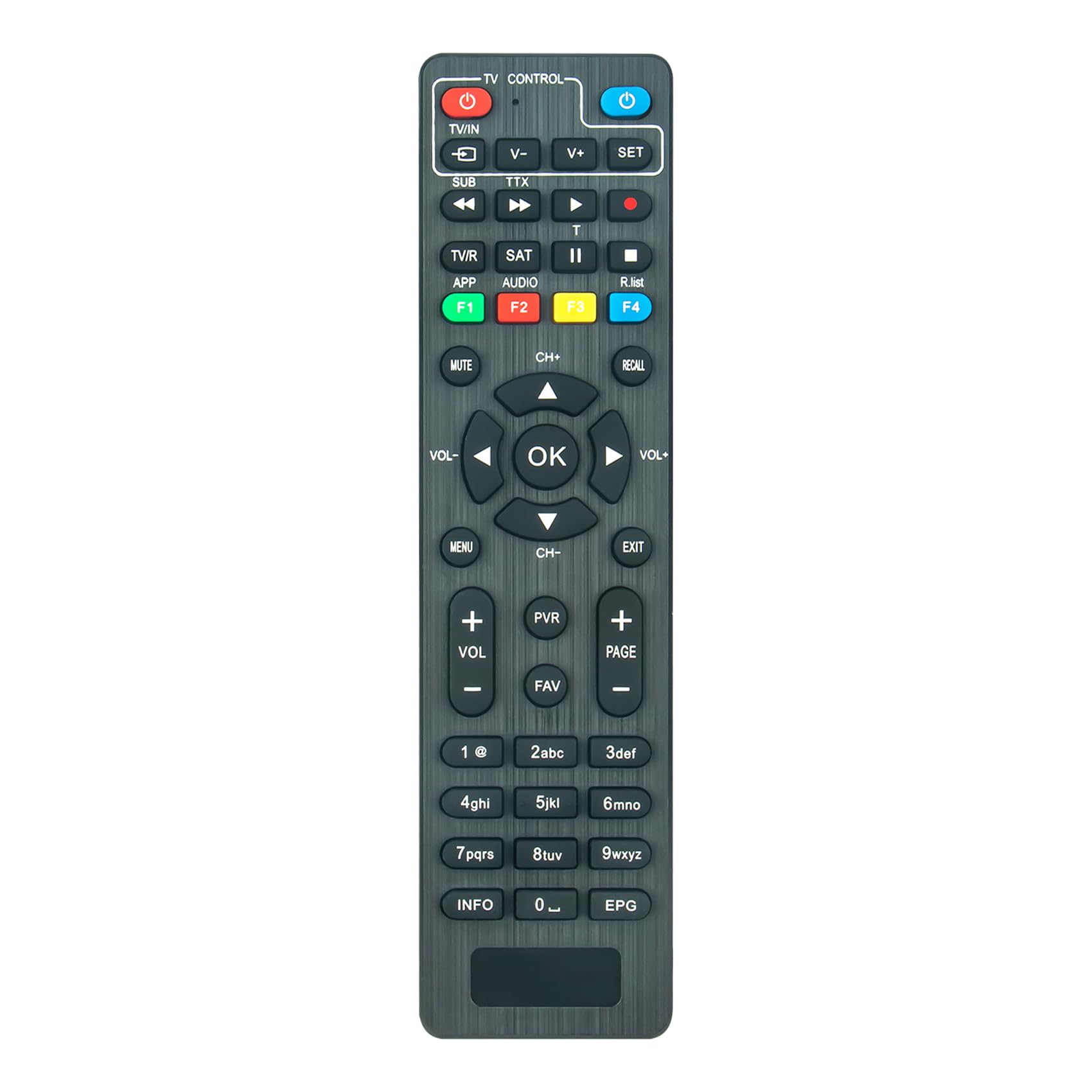 AULCMEET Remote Control Replace fit for Humax Tivumax LT SAT DTT DIGIMAX-T2, DIGIMAX-NANO, HD-3801S2, HD-3601S2, HD-3X00S2, HD-3800S2, HD-3600S2