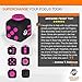 FidgyFidge Fidget Cube Anti-Stress Cube, Anxiety Toy, ADHD Fidget Toy for Better Focus and Stress Relief (Pink)