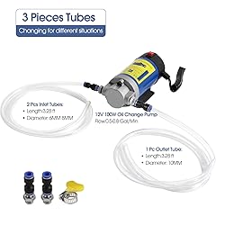 Vevitts Engine Oil Pump, Portable Electric