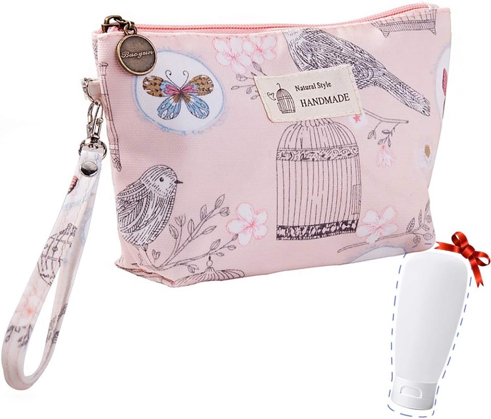 Cosmetic Bag, Picaru Make-Up Bag Portable Toiletry Bag Travel Make-Up Pouch Travel Cosmetic Bag Storage Organiser for…