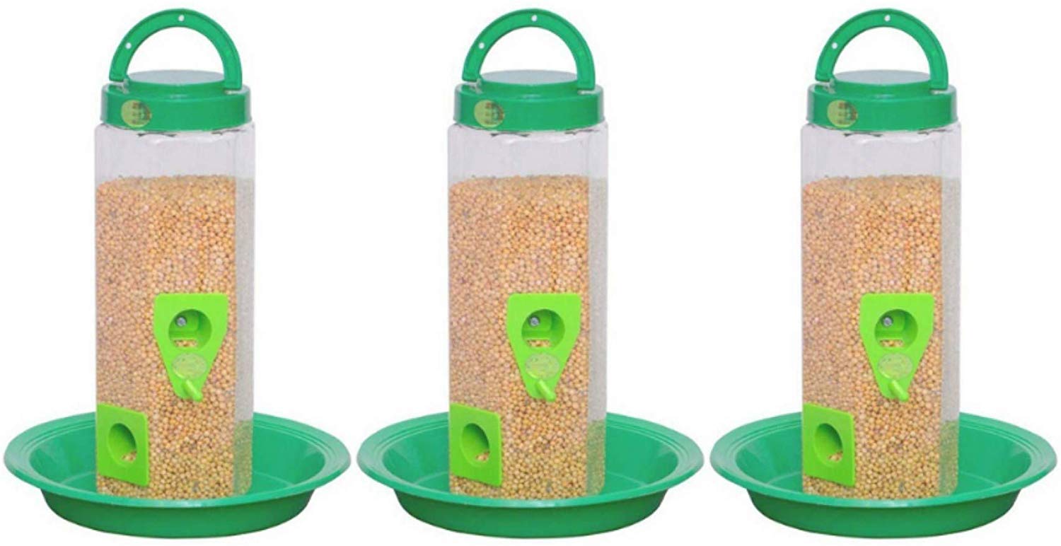Bird Food Feeder With Hanging Hook For Sparrow Dove And Hen And