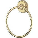 Kingston Brass BA314PB Classic Towel-Ring, Polished Brass,7-3/4" Length