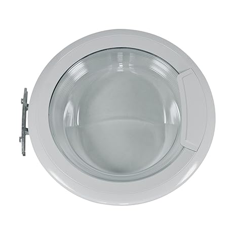 Whirlpool Bauknecht 481010604375 ORIGINAL Tür Bullauge Fenster mit Türaußenring Frontglasscheibe Türinnenring Türgriff Scharn