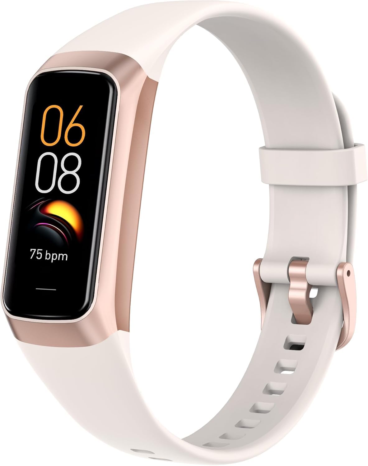 Photo 1 of Fitness Tracker with Heart Rate/Blood Oxygen/Sleep Monitor, 20+ Sports Modes Smart Watches for Women/Men, Activity & Step Tracker Smart Watch for Android/iOS Phones (Beige)