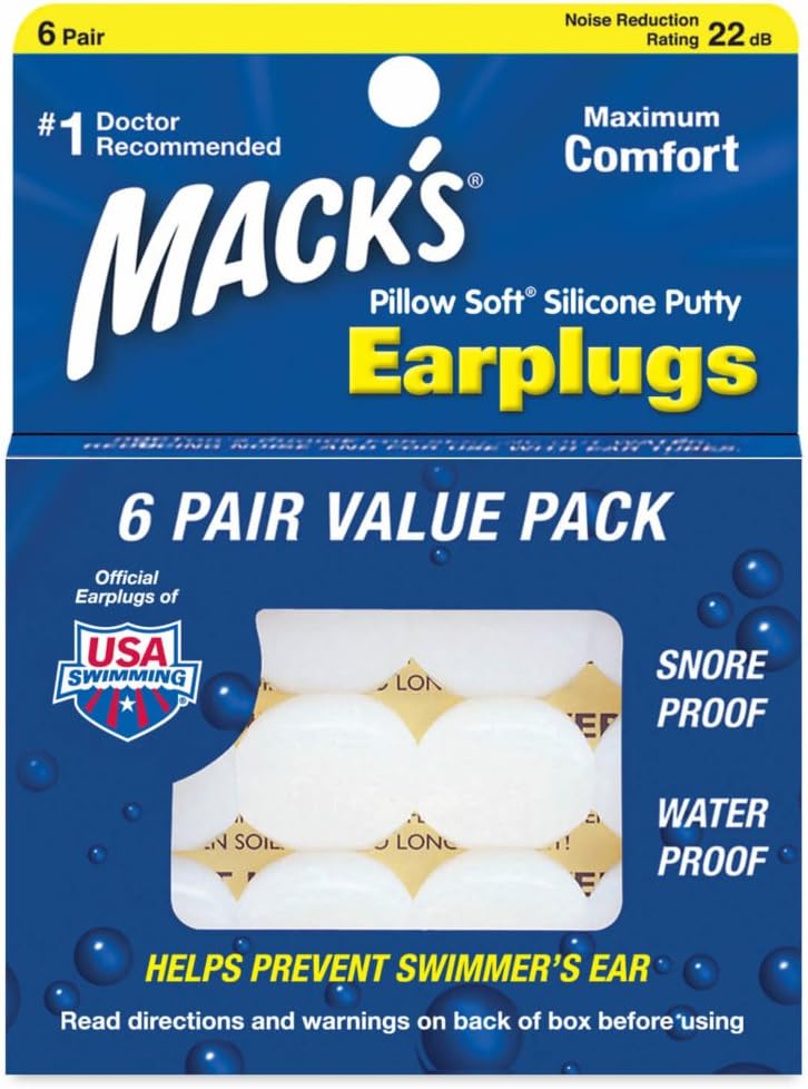 Mack's Pillow Soft Silicone Putty Ear Plugs