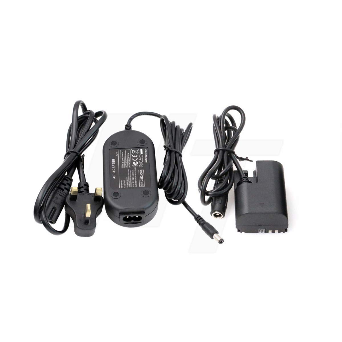 HangTon LP-E6 Dummy Battery AC DC Power Adapter Kit for Blackmagic Camera SmallHD Monitor Canon EOS 5D 6D 7D