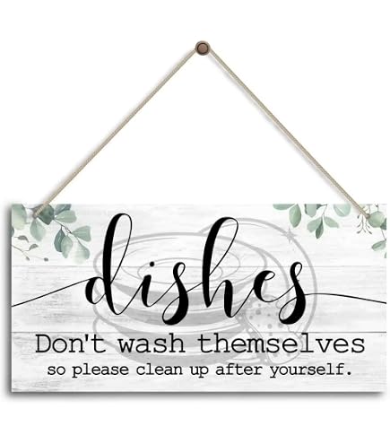 Clean Table Poster Clean Your Dishes Poster