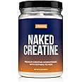 NAKED Pure Micronized Orange Creatine Monohydrate - 36 Servings - 500 Grams, 1.1Lb Bulk, Vegan, Non-GMO, Gluten Free, Soy Free. Aid Strength Gains, No Additives