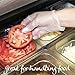 Upper Midland Products 200 Vinyl Food Service Gloves - Disposable Powder Free Food Prep and Handling Grade Gloves in Bulk - Medium Size
