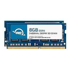 OWC 16GB (2 x 8GB) PC19200 DDR4 2400MHz 260pin